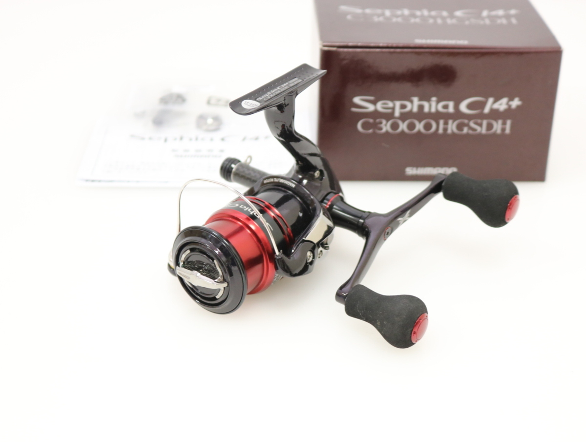 シマノ 12 セフィア CI4+ C3000 HGSDH カスタムノブ付 良品