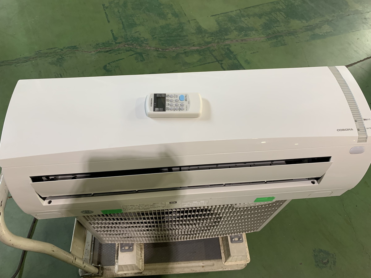 8-100【動作品】 コロナ 2.2kWエアコン CSH-N2217R / COH-N2217R 2017 