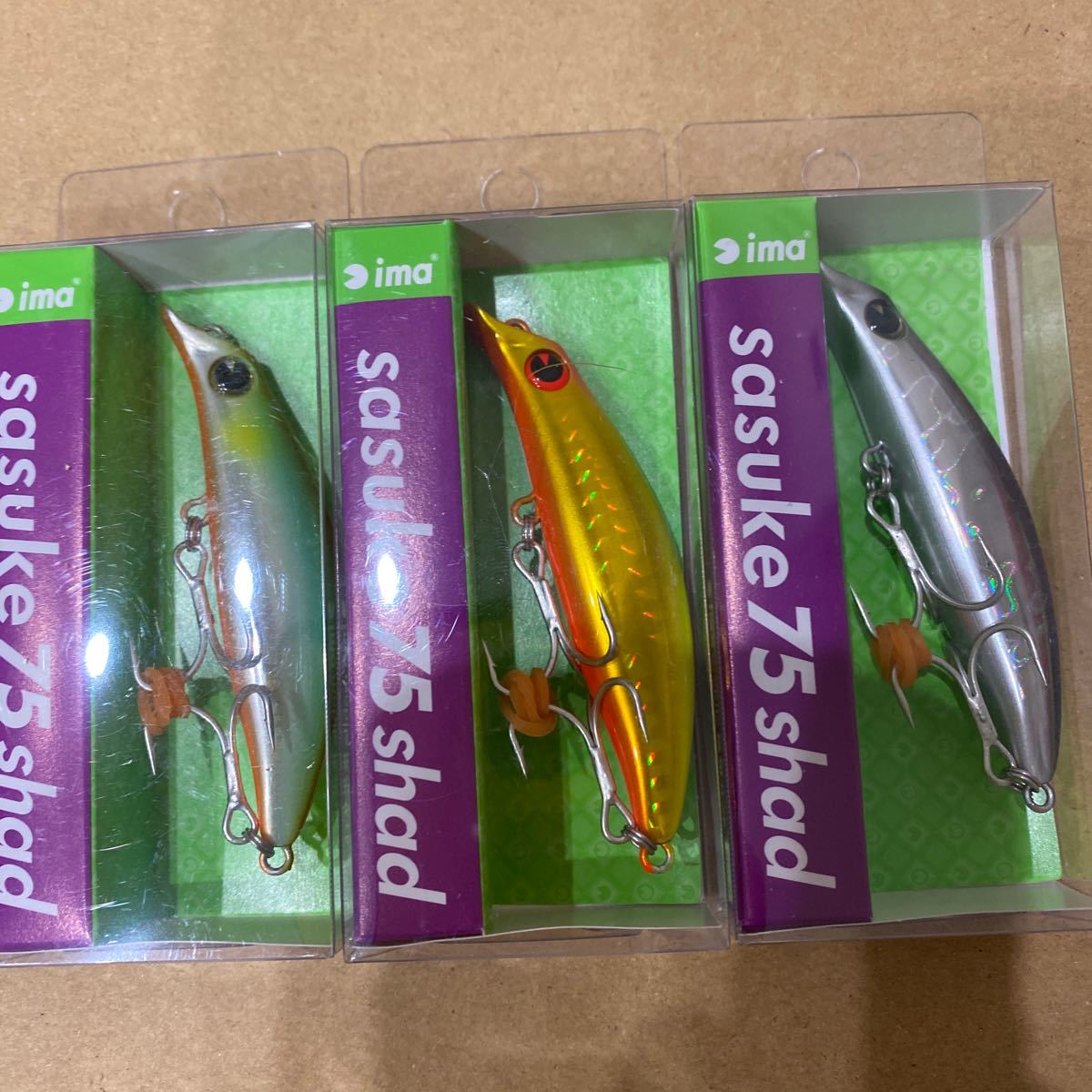 送料無料，定番 ima サスケ 75 シャッド 色 3本セット H9 シーバス ヒラメ ソルト ルアー 同梱可(ミノー)｜売買されたオークション情報、yahooの商品情報をアーカイブ公開 - オークファン 海水