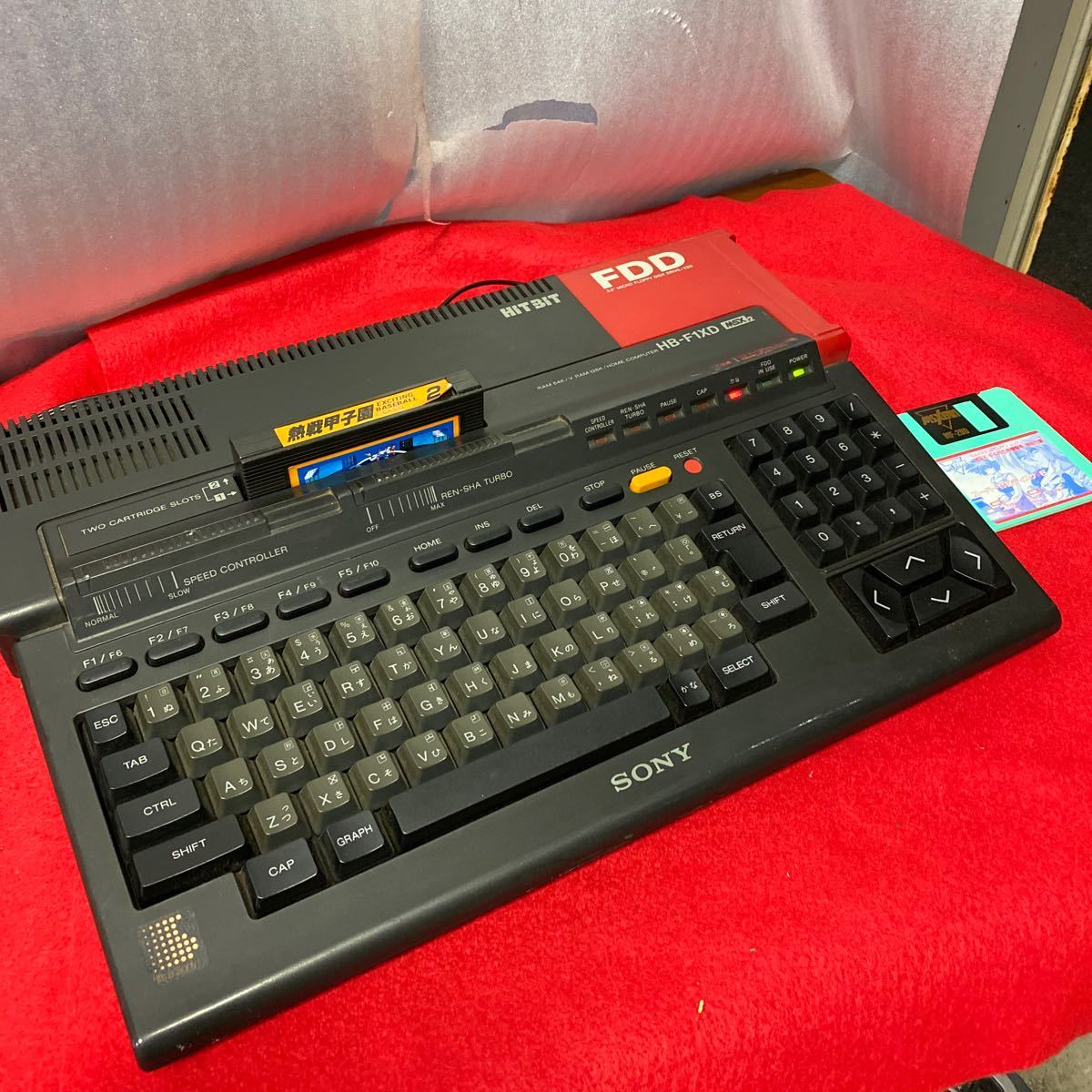 SONY HITBIT MSX2 旧型PC 現状品 シニー HB - ヒットビット HB-F1XD 
