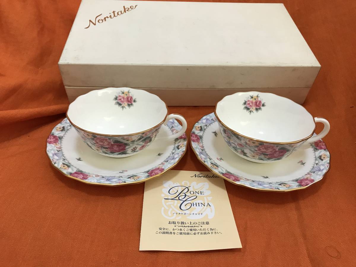 爆買い，人気セール ノリタケ Noritake ウエディングモール カップ＆ソーサー ペア Y6869/4589②(ノリタケ)｜売買されたオークション情報、yahooの商品情報をアーカイブ公開 - オークファン ノリタケ