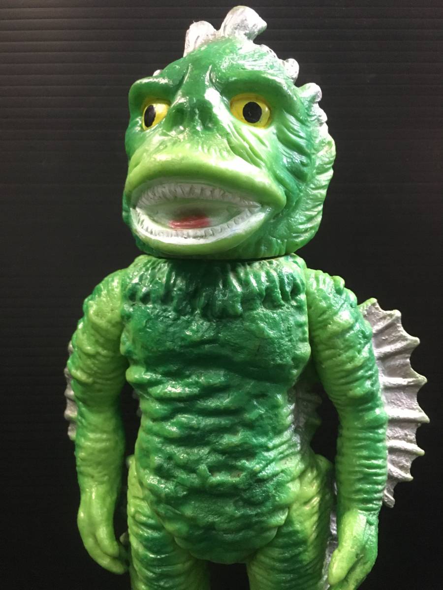 ラゴン ジャイアントサイズ怪獣 ソフビ ブルマァク 当時物 美品 昭和レトロ 当時物 美品 ブルマァク ジャイアント ラゴン ウルトラマン 怪獣