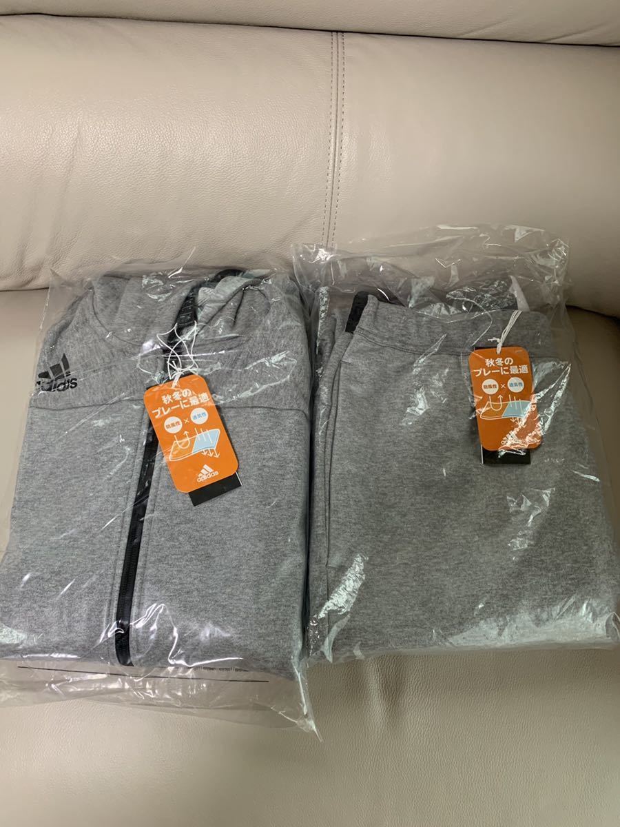  adidas アディダス 5T プラクティス スウェット 上下セット M グレー 定価15 480円+税(セット)｜売買されたオークション情報、yahooの商品情報をアーカイブ公開 - オークファン 大人用