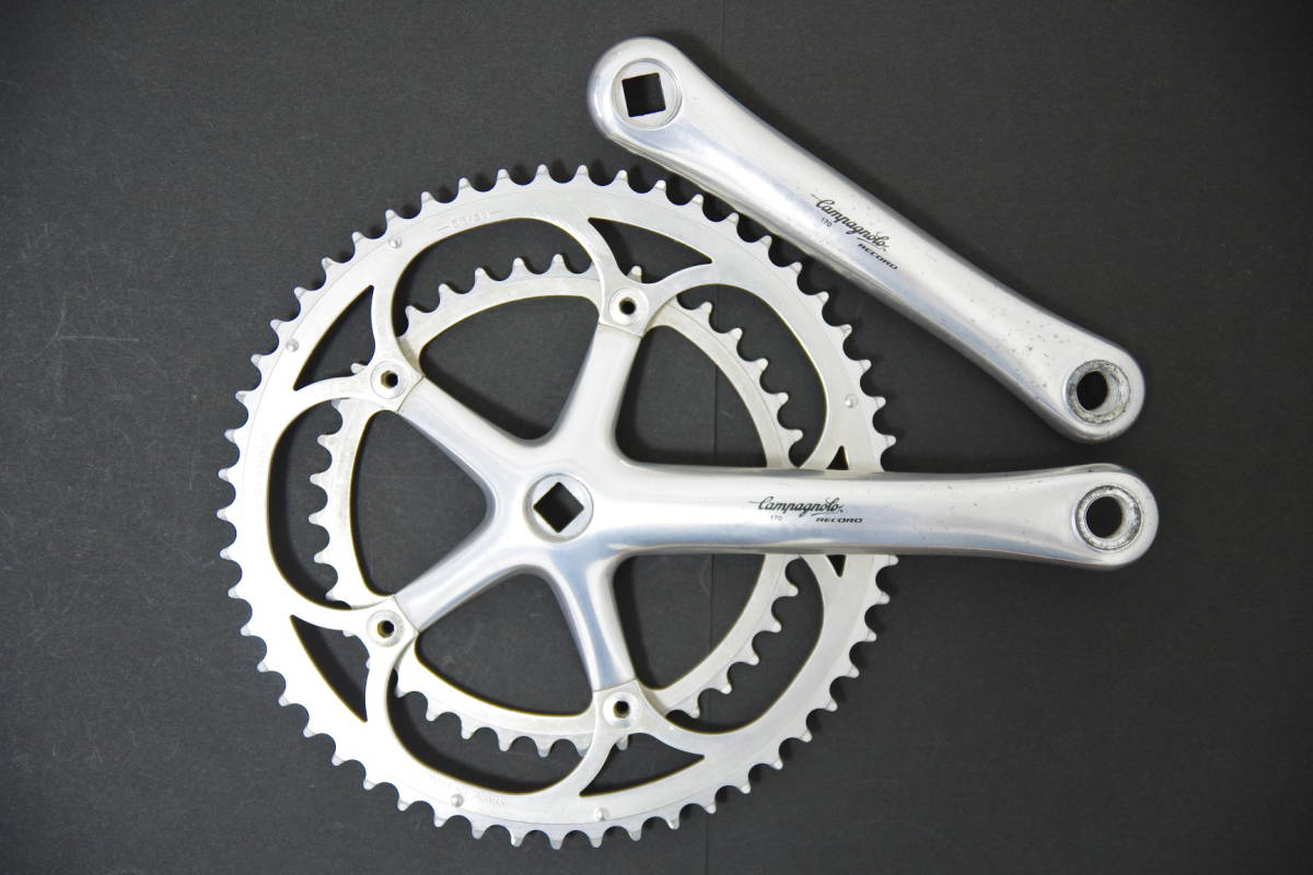 限定セール，豊富な CAMPAGNOLO RECORD カンパニョーロ レコード クランク 170mm BREV CAMPAGNOLO 53/39T カンパ5pin(ビンテージパーツ)｜売買されたオークション情報、yahooの商品情報をアーカイブ公開 - オークファン ビンテージパーツ