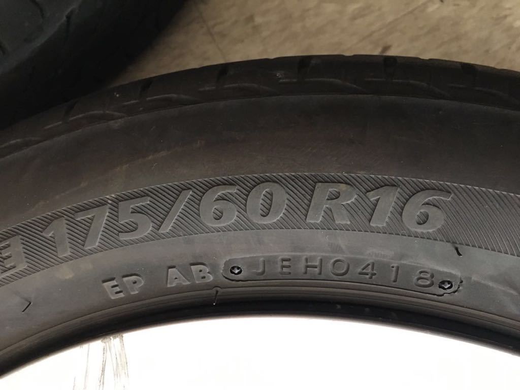120系トヨタラクティス純正ホイールセット トレジアも 5.5J 100 +39