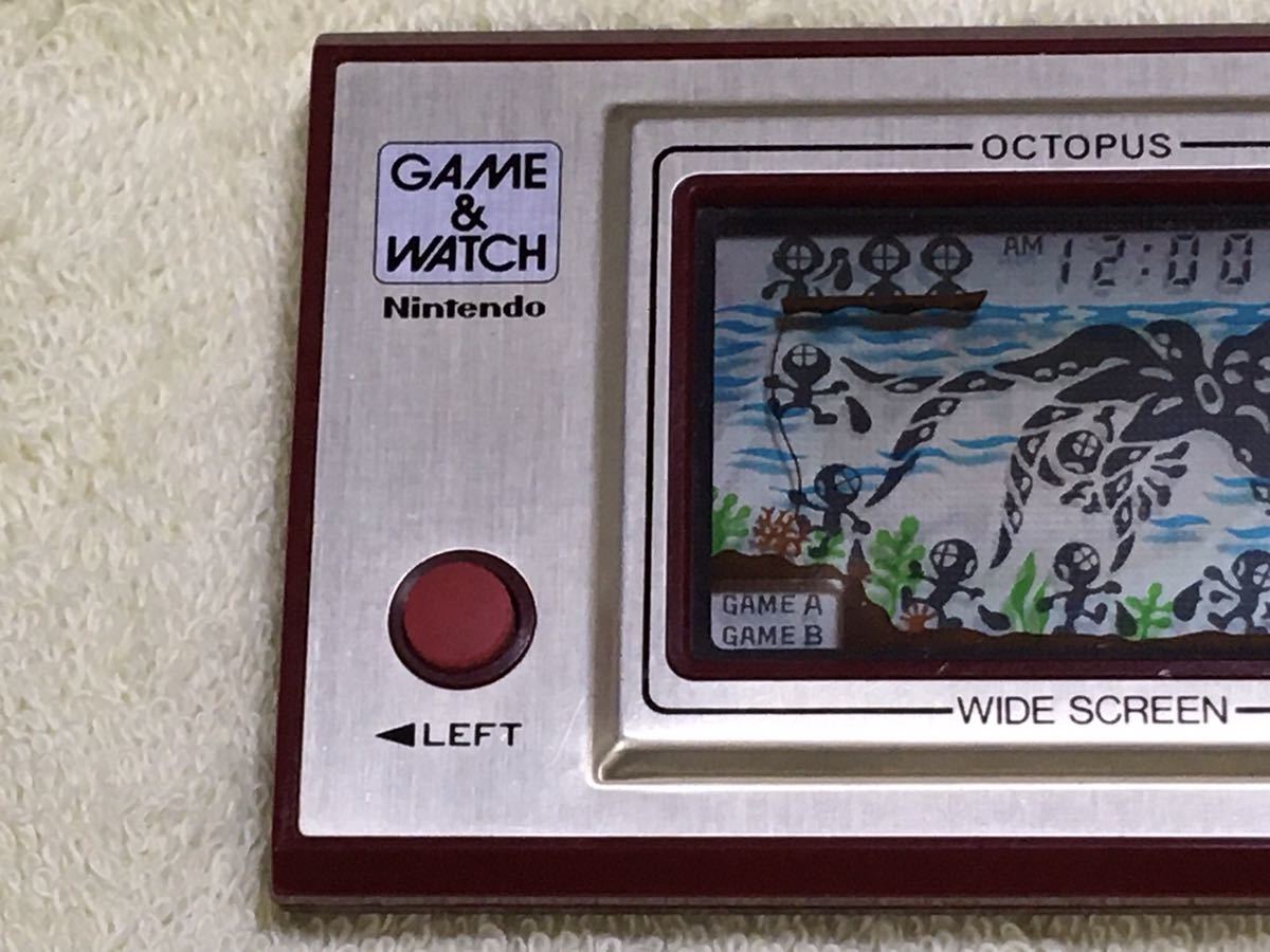 任天堂 オクトパス Octopus Game Watch ゲーム ウォッチ ゲームウォッチ ワイドスクリーン Oc 22 ゲームウォッチ 売買されたオークション情報 Yahooの商品情報をアーカイブ公開 オークファン Aucfan Com