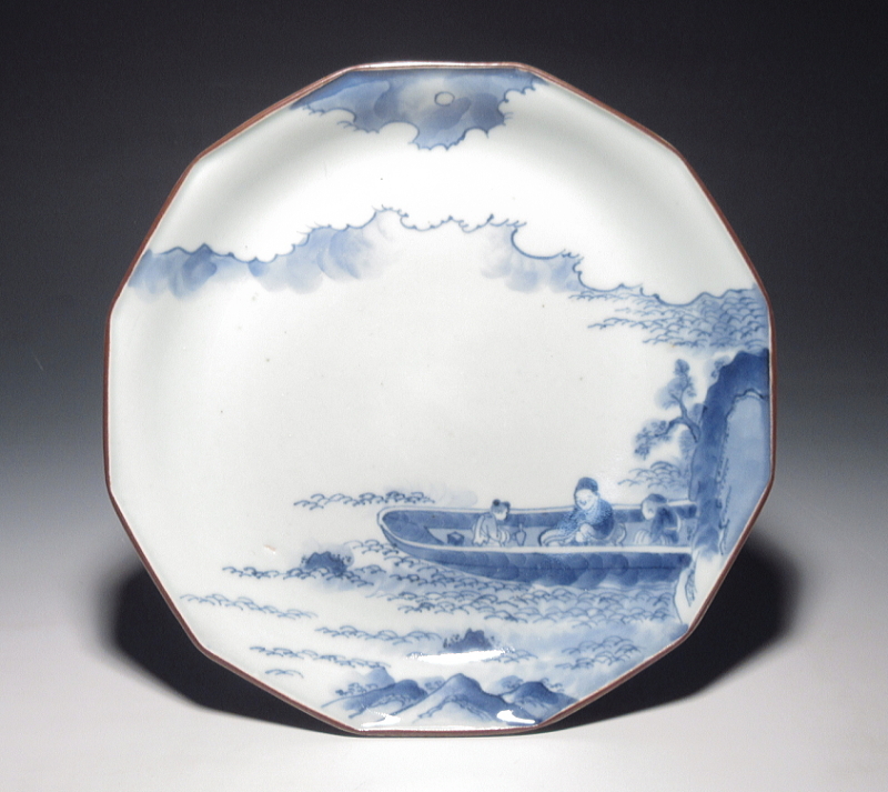 前大徳積鷹 楽焼 掛糸茶碗 「銘 寿」 松楽造 抹茶碗 茶道具 共箱（165t