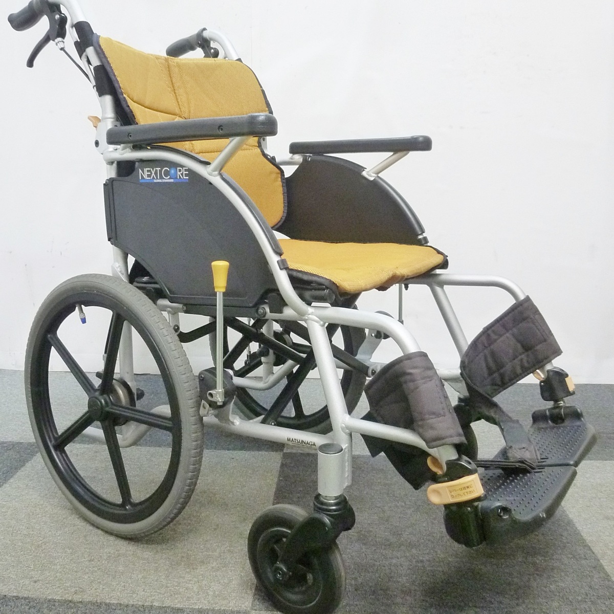 車椅子 折りたたみ 介助 マツナガ ネクストコア 耐荷重100kg 16 車椅子 折りたたみ 介助 マツナガ ネクストコア 耐荷重100kg 16