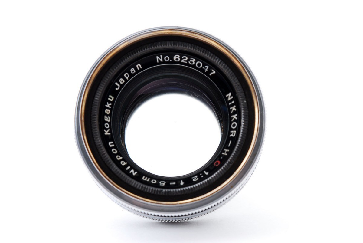 ニコン Nippon Kogaku Nikon 5cm F2 50mm Sマウント NIKKOR-H・C 黒 黒鏡筒