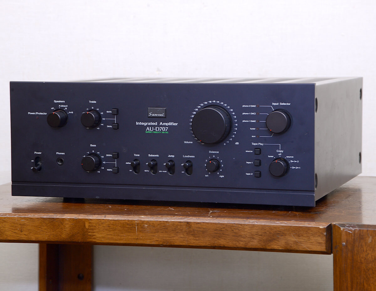 1000円スタート プリメインアンプ SANSUI INTEGRATED AMPLIFIER AU