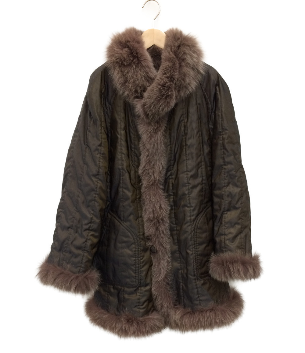 正規品，高品質 レリアン リバーシブル ファージャケット レディース SIZE 13+ L Leilian(ジャケット、上着)｜売買されたオークション情報、yahooの商品情報をアーカイブ公開 - オークファン ジャケット、上着