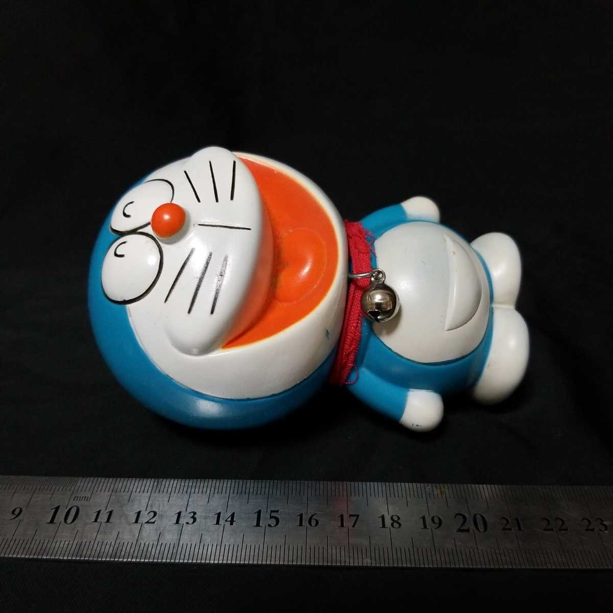 パトラ ドラえもん ソフビ 貯金箱 12cm 大型タイプ 当時物 昭和レトロ