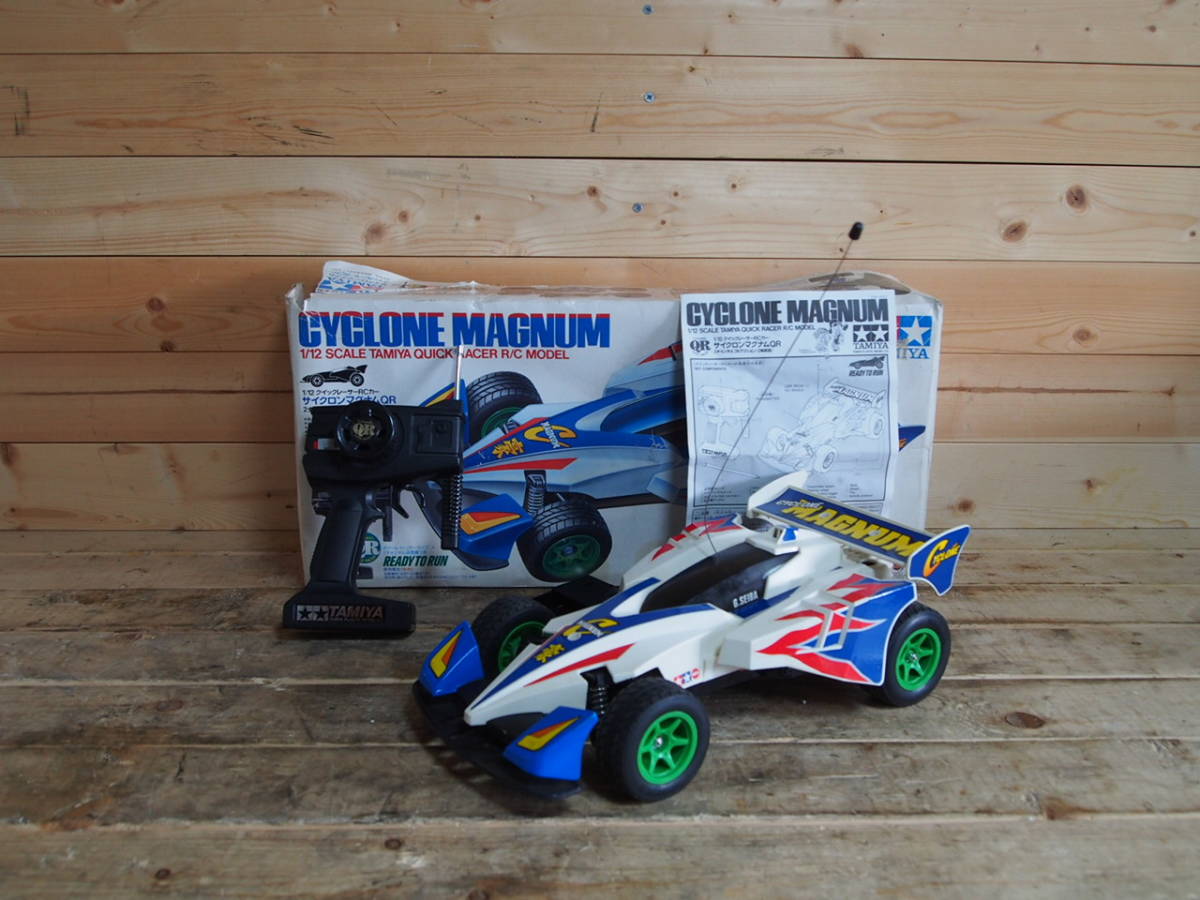 ☆TAMIYA タミヤ ラジコン CYCLONE MAGNUM 1/12 クイックレーサー RC