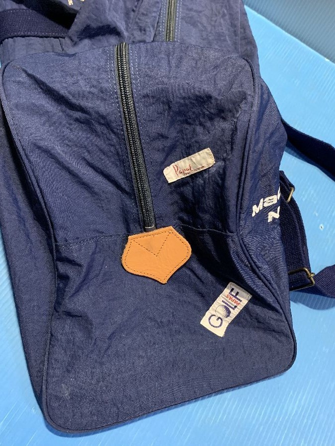 Papas パパス ボストンバッグ ネイビー 大型 旅行 ゴルフに