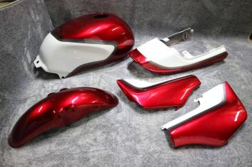 外装 カバー ジェイド250 セット 赤白 : CBX変身⁄CBX400F風