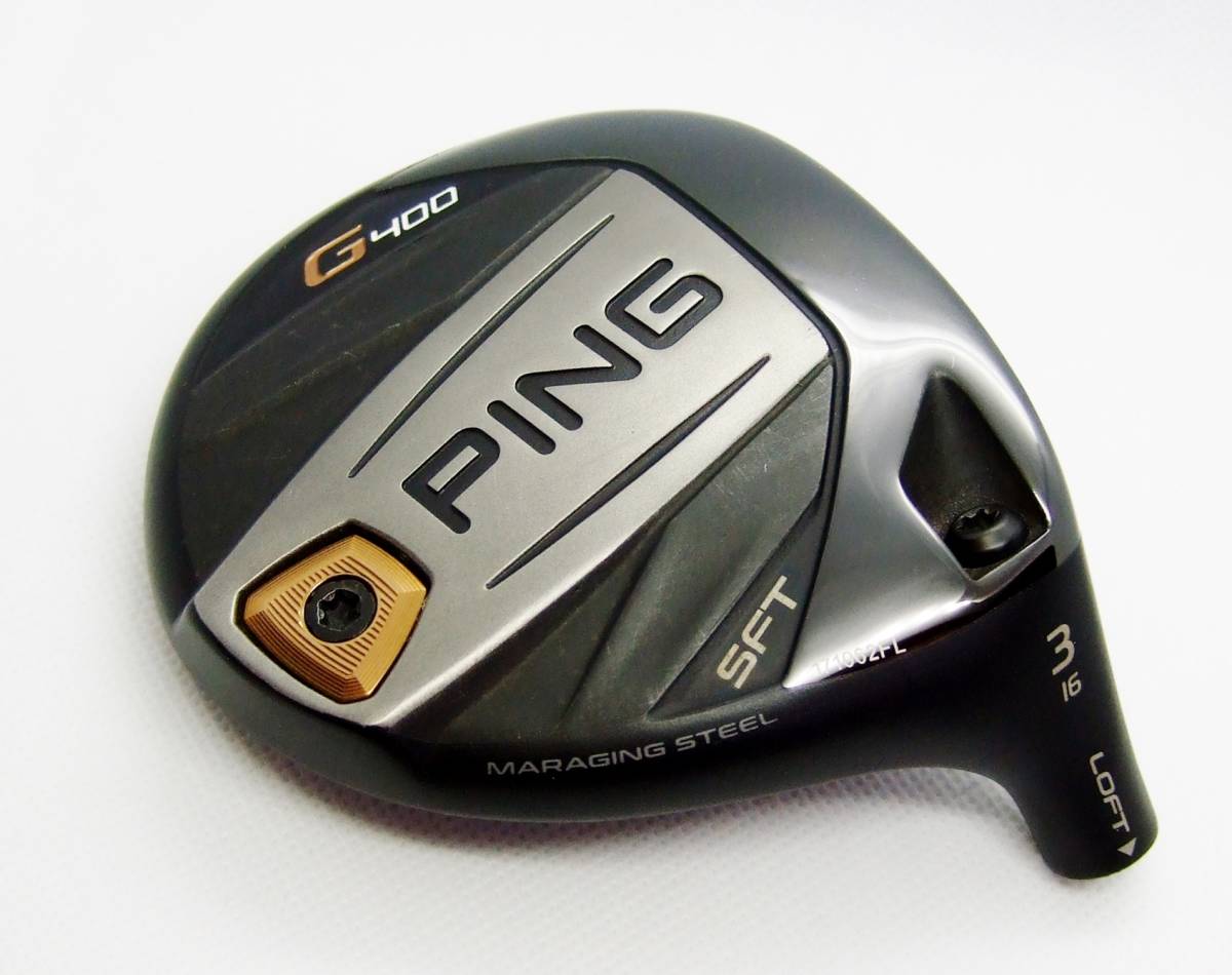 【セール，品質保証】 ピン PING G400 SFT 16&deg; 3W ヘッドのみ 日本仕様(ピン)｜売買されたオークション情報、yahooの商品情報をアーカイブ公開 - オークファン 男性右きき用