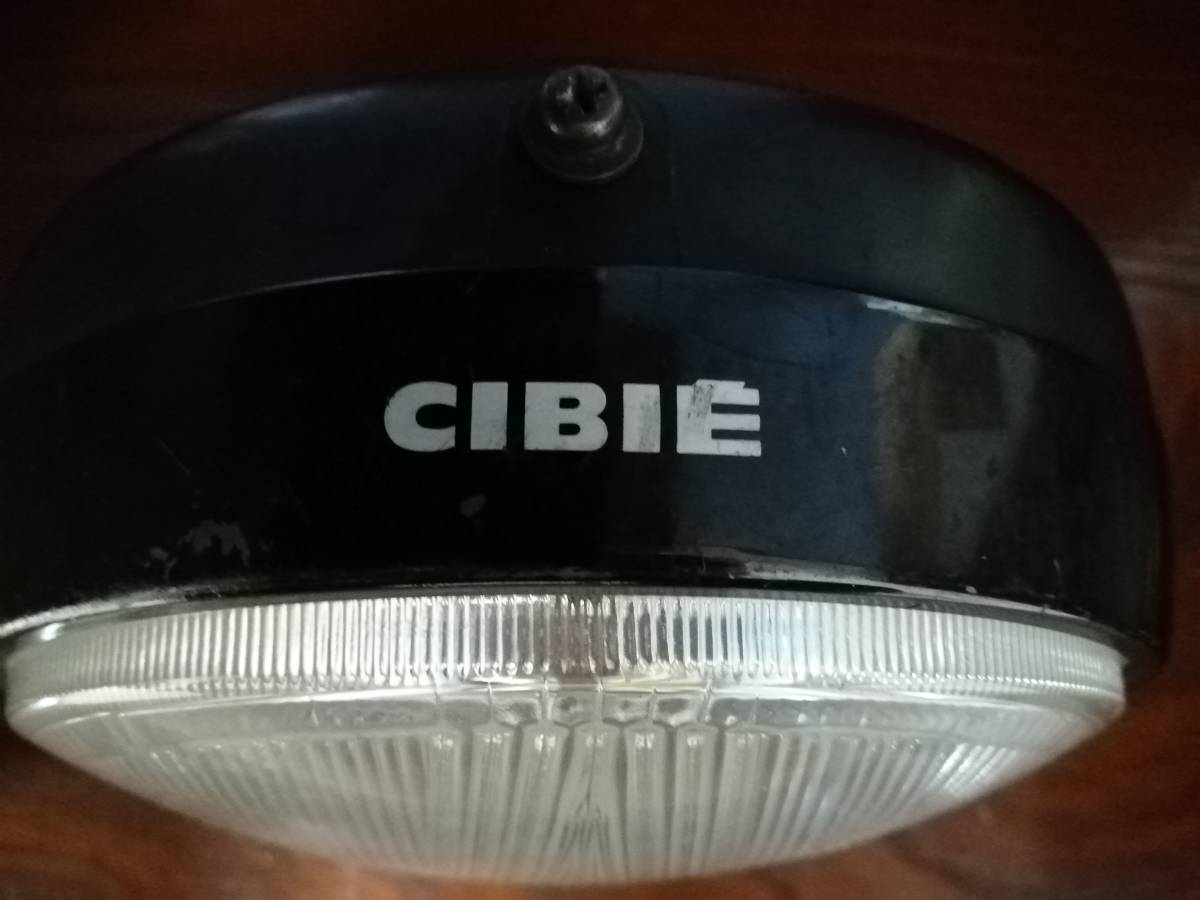当時物 CIBIEロゴ 黒リム シビエ 極上品 ヘッドライト ヘッドライト用 