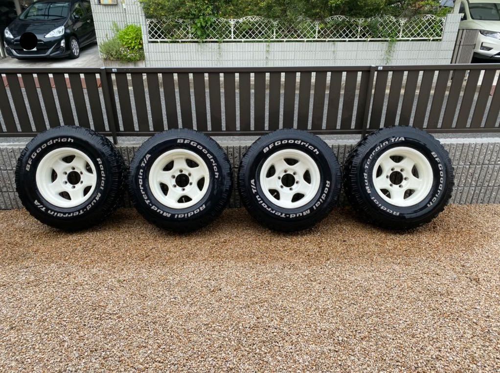 山口発　ブラッドレー V 16×8jj(-25) 6穴　4本セット　BFグッドリッチ ランクル _1