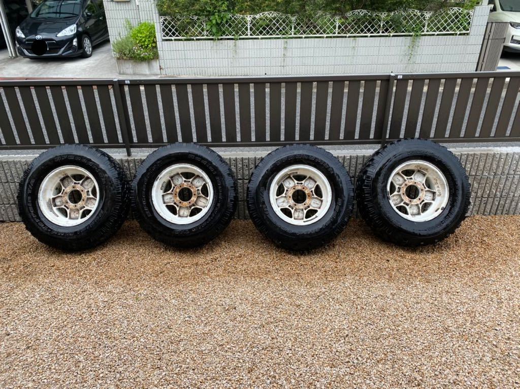 山口発　ブラッドレー V 16×8jj(-25) 6穴　4本セット　BFグッドリッチ ランクル _10