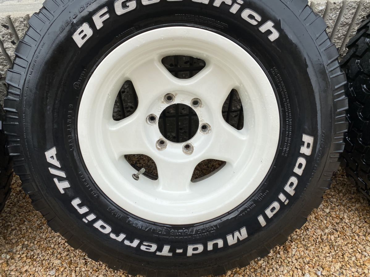 山口発　ブラッドレー V 16×8jj(-25) 6穴　4本セット　BFグッドリッチ ランクル _4