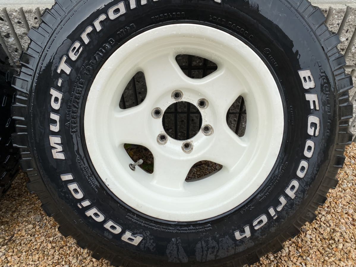 山口発　ブラッドレー V 16×8jj(-25) 6穴　4本セット　BFグッドリッチ ランクル _5