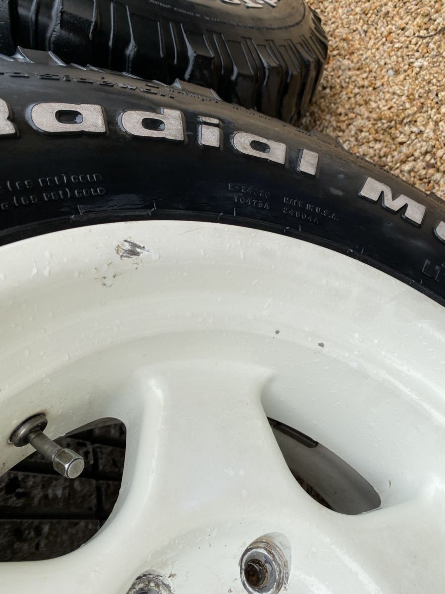 山口発　ブラッドレー V 16×8jj(-25) 6穴　4本セット　BFグッドリッチ ランクル _6