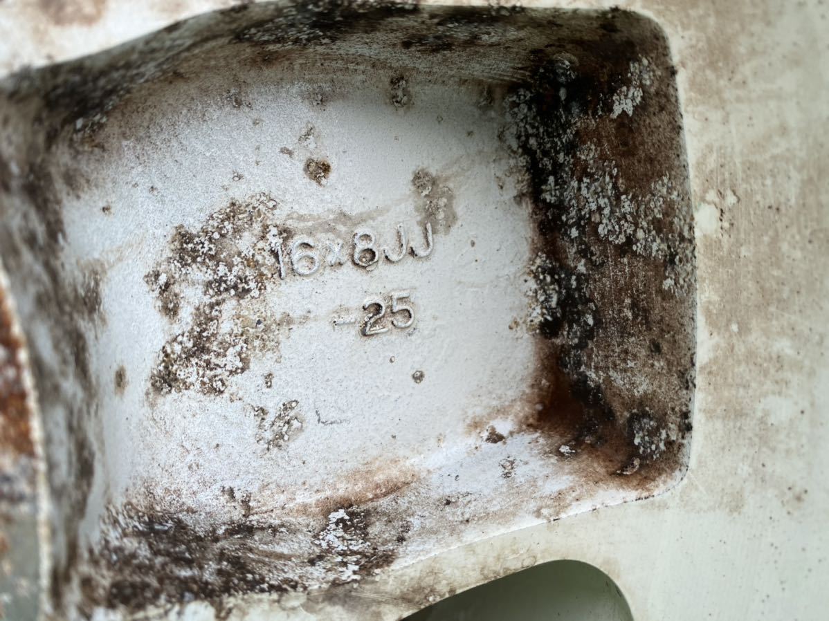 山口発　ブラッドレー V 16×8jj(-25) 6穴　4本セット　BFグッドリッチ ランクル _9