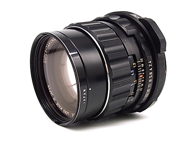PENTAX TAKUMAR 1:2.4 / 105 フード付き g8890 SUPER-TAKUMAR 6×7 105mm 1:2.4 USED フード・フィルター付