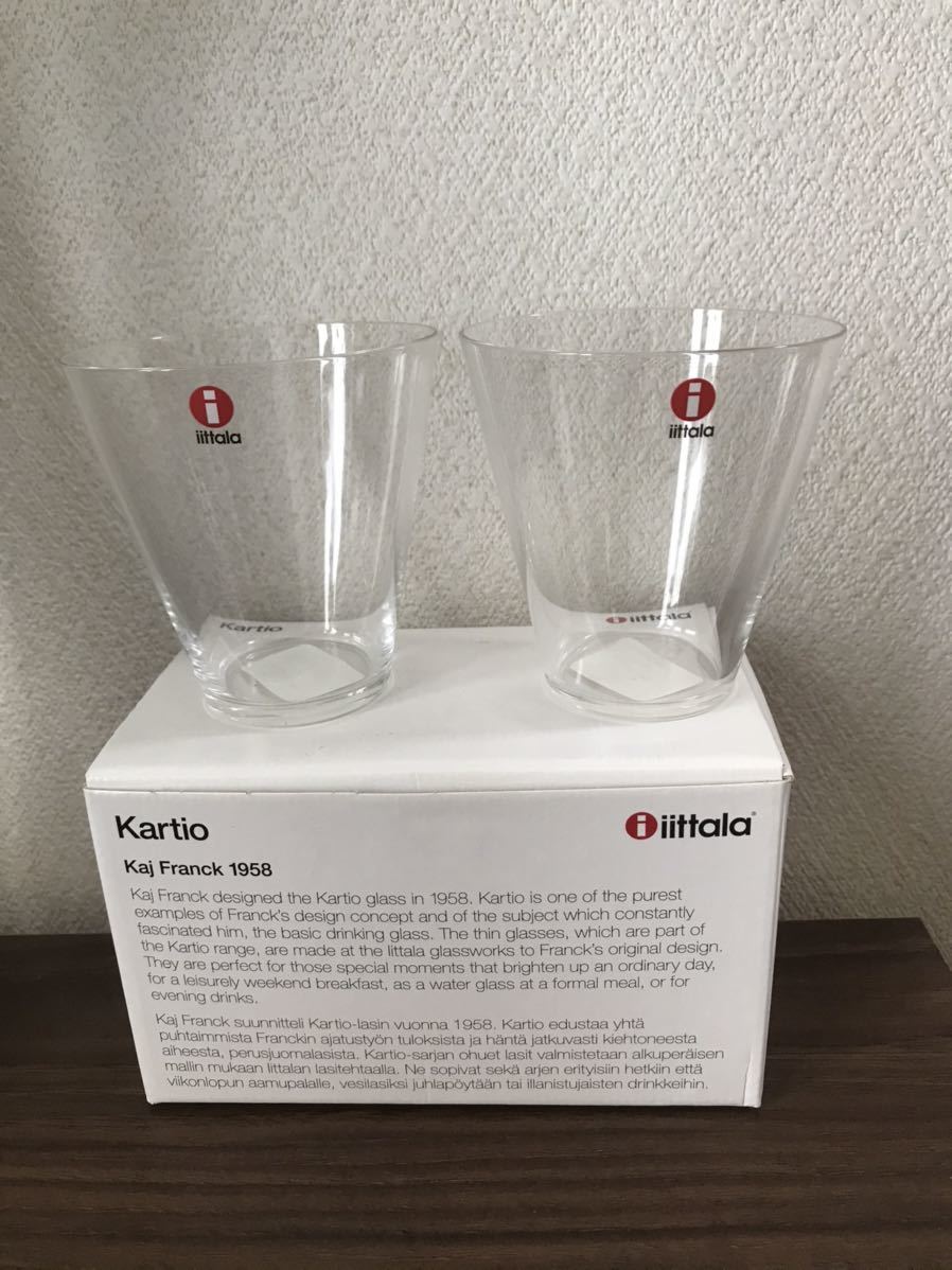 【新作，得価】 iittala イッタラ カルティオ 200ml 2個入りクリア マウスブロー(イッタラ)｜売買されたオークション情報、yahooの商品情報をアーカイブ公開 - オークファン イッタラ
