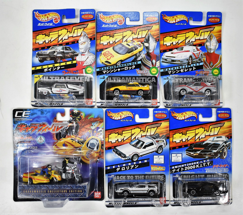 竜H815◇未使用 ミニカー ホットウィール キャラウィール 6点 バック