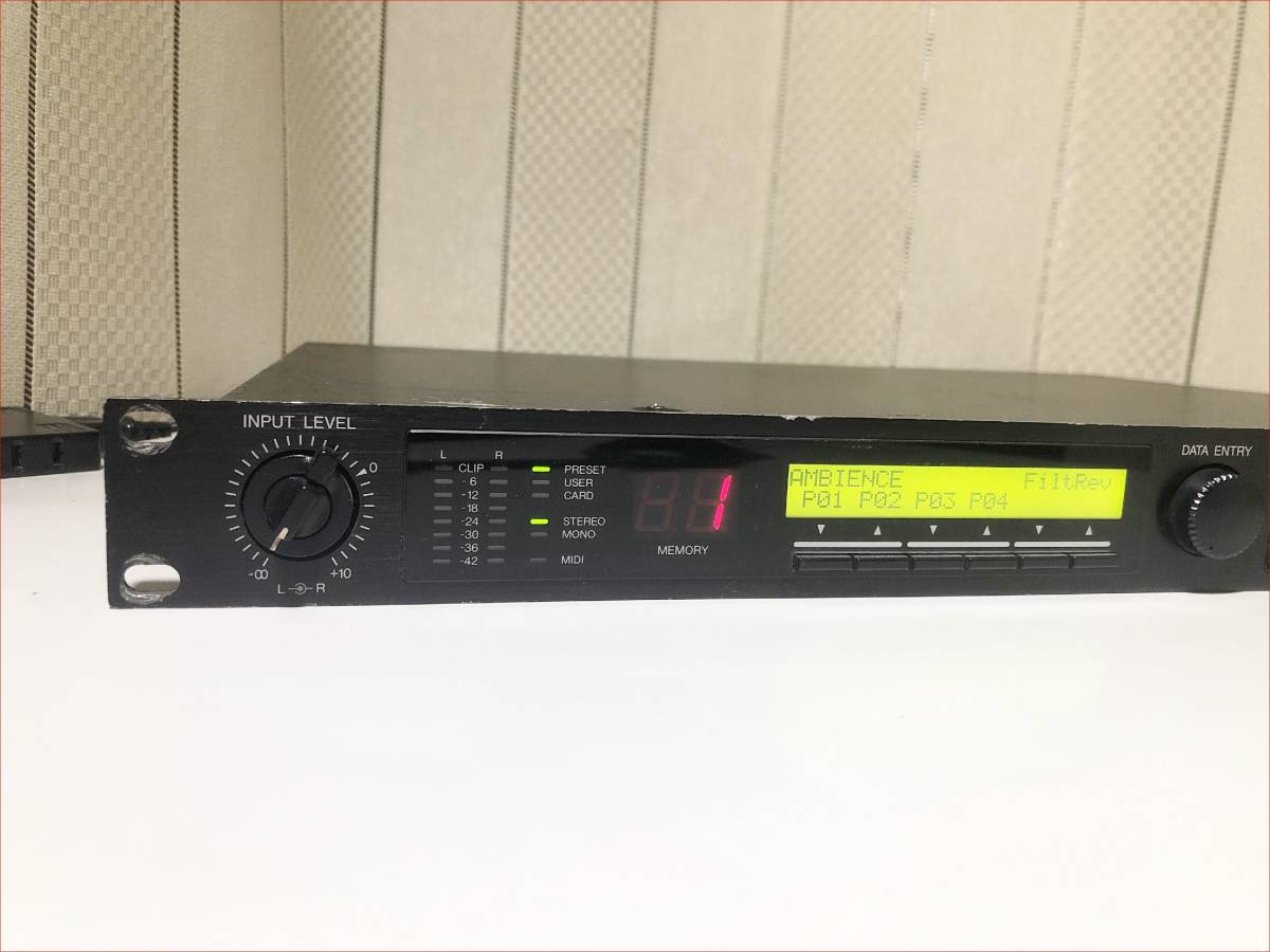 YAMAHA SPX990 Ver1.4 中古動作品 定番マルチエフェクター 