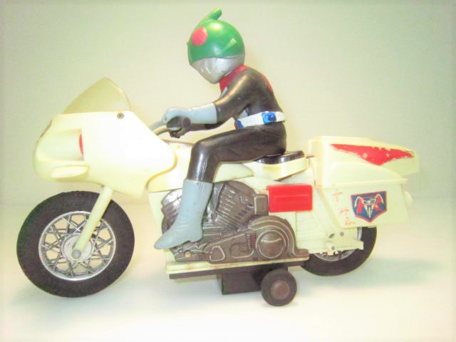 ヨネザワ 仮面ライダー サイクロン号箱付 Yahoo!オークション - : 当時