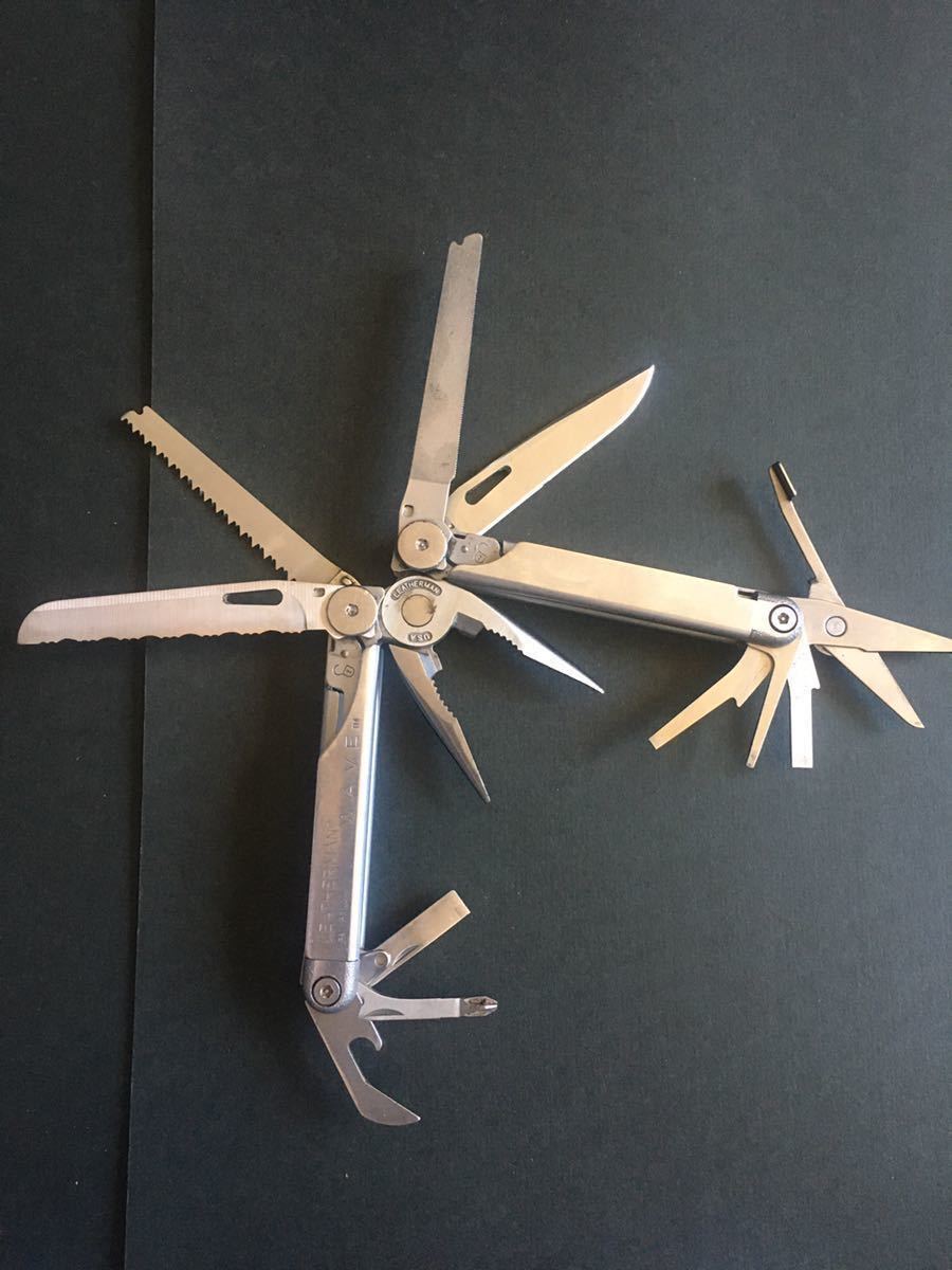 赤字超特価，限定セール Junk出品 1円スタート LEATHERMAN WAVE 旧モデル レザーマン マルチツール ツールナイフ(レザーマン)｜売買されたオークション情報、yahooの商品情報をアーカイブ公開 - オークファン レザーマン