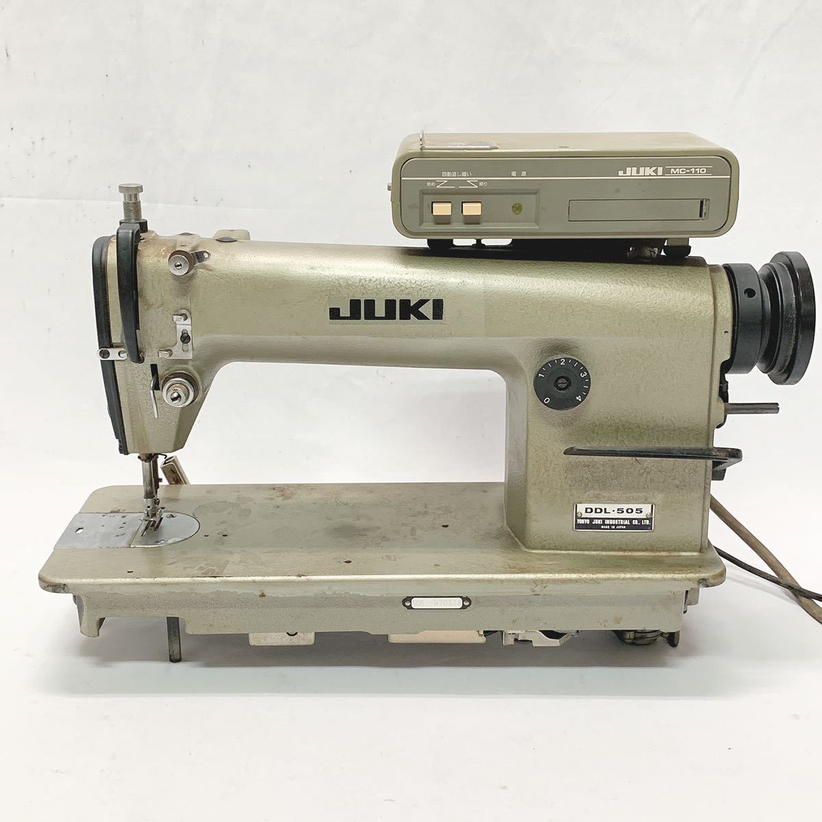 DDL-505 工業用ミシン JUKI - ジューキ 有限会社 厚地対応 テーブル付 