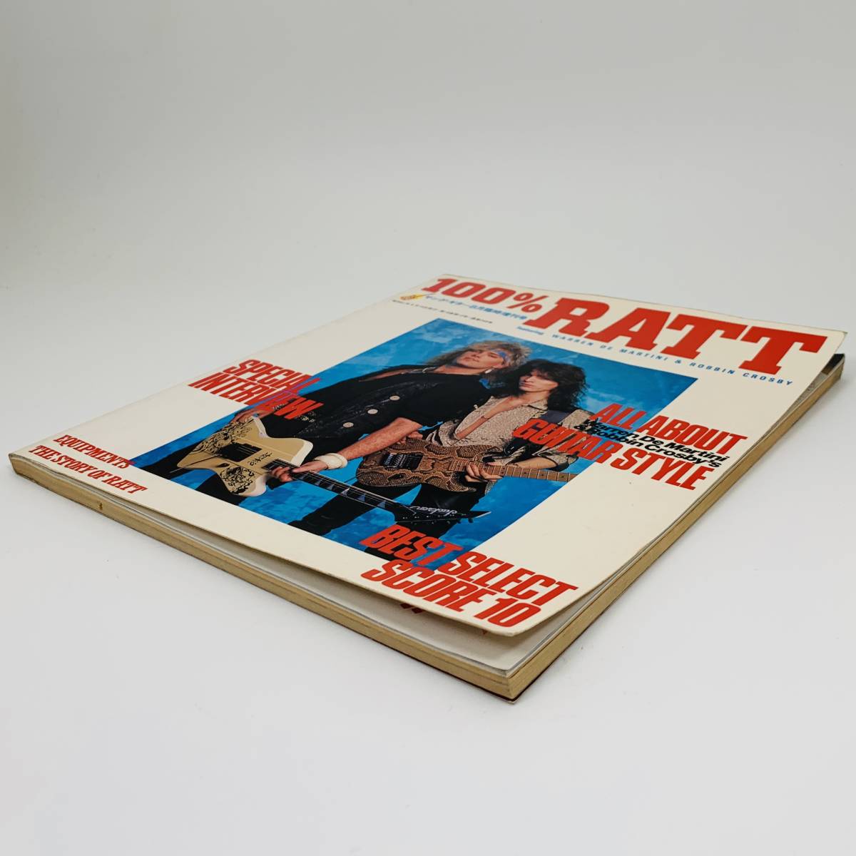 雑誌 100%RATT ヤング・ギター8月臨時増刊 100% RATT 1986年ヤング