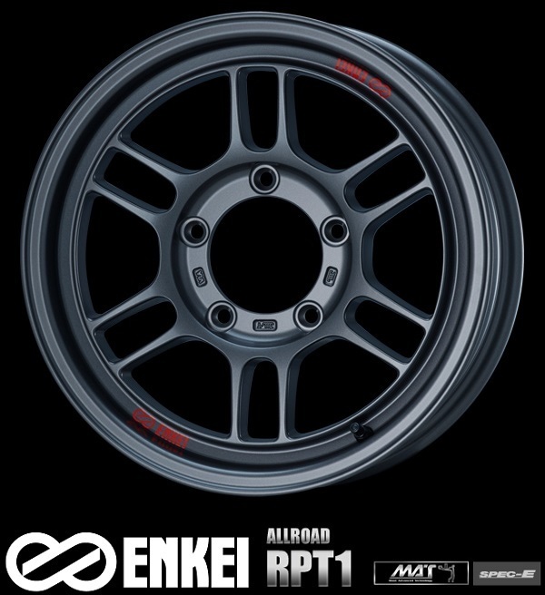 100%新品，高品質 ジムニー エンケイ ENKEI ALLOAD RPT1 マットダークガンメタリック アルミホイール ４本(社外品)｜売買されたオークション情報、yahooの商品情報をアーカイブ公開 - オークファン 5穴