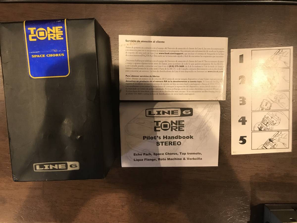 Line 6 Echo Park ．完動品．箱．純正アダプター．説明書付ディレイ