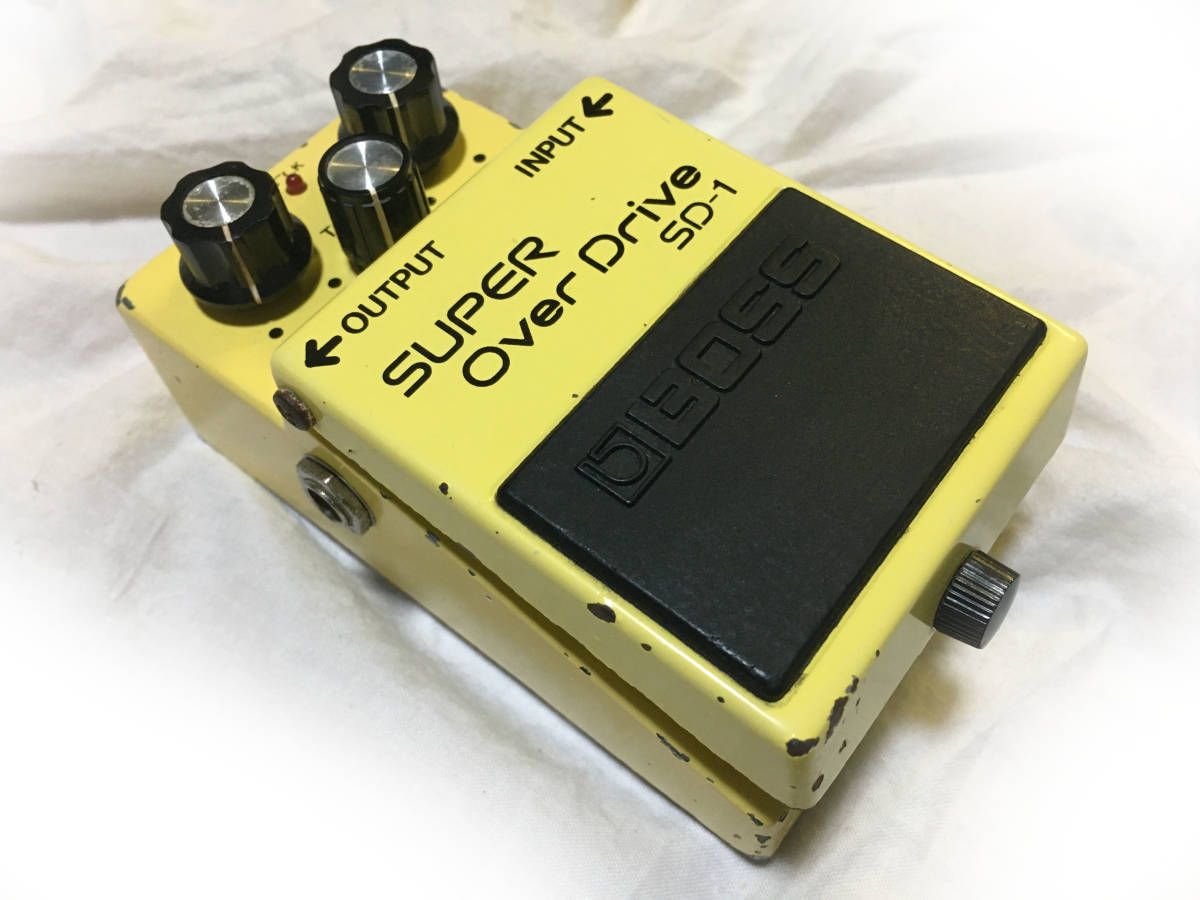 【格安，人気】 名機 BOSS SD-1 オペアンプ NEC C4558C ボス スーパーオーバードライブ(オーバードライブ)｜売買されたオークション情報、yahooの商品情報をアーカイブ公開 - オークファン エフェクター