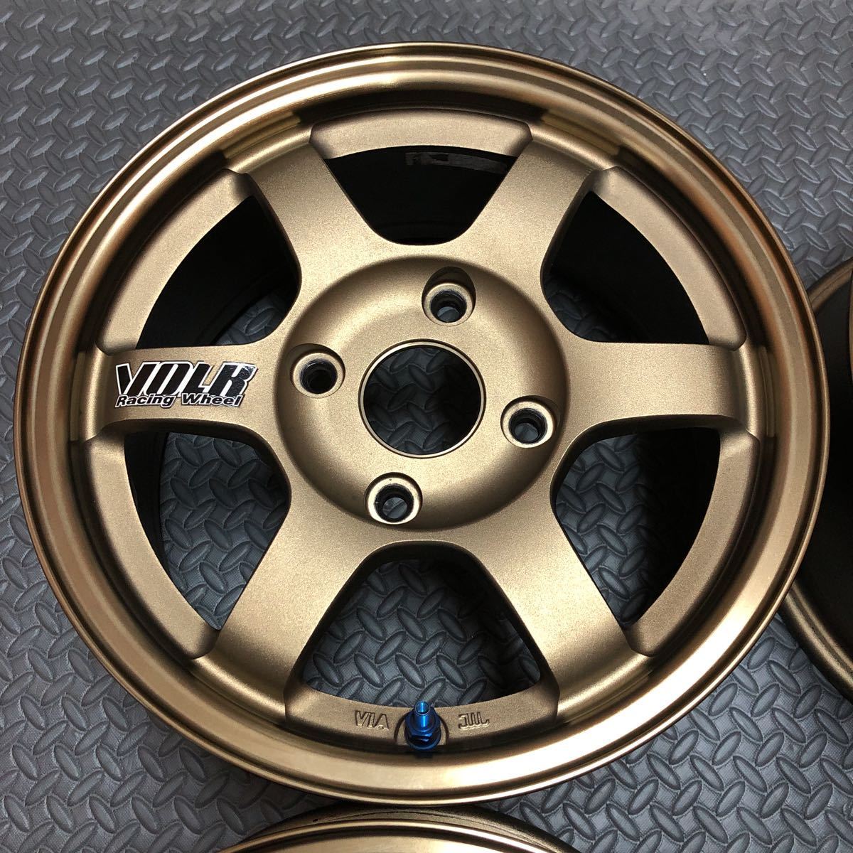 希少 RAYS VOLK Racing TE37 6.5j 14インチ +38 PCD114.3 4H レイズ 