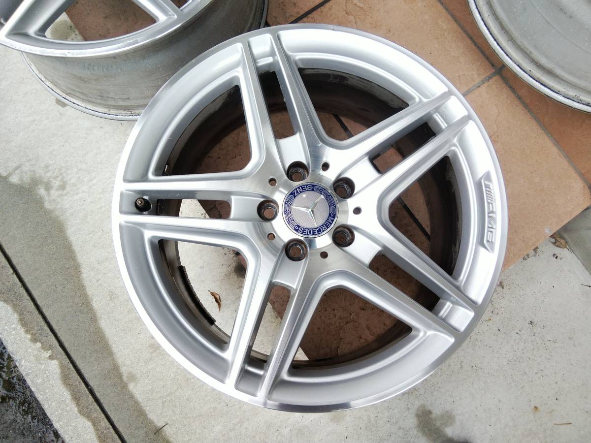 メルセデスベンツ純正　Cクーペ　18インチ ホイール AMG W204 C204 希少品】メルセデス・ベンツ W204 AMG Cクラス 18インチ純正ホイール 4