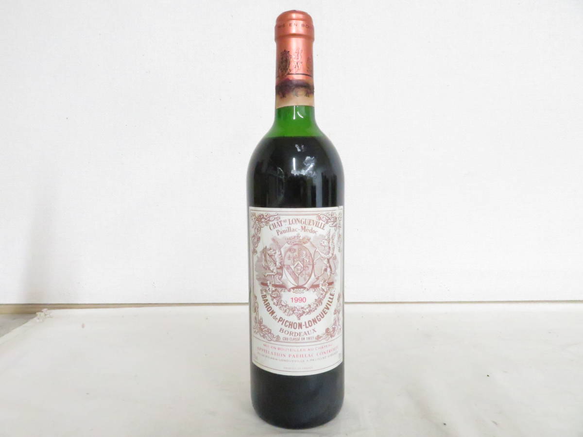 【新作登場，セール】 未開栓 古酒 シャトー ピション ロングヴィル バロン 1990 Chateau Pichon Longueville Baron 赤ワイン 1990年 13％ 750ml(ポイヤック)｜売買されたオークション情報、yahooの商品情報をアーカイブ公開 - オ 赤