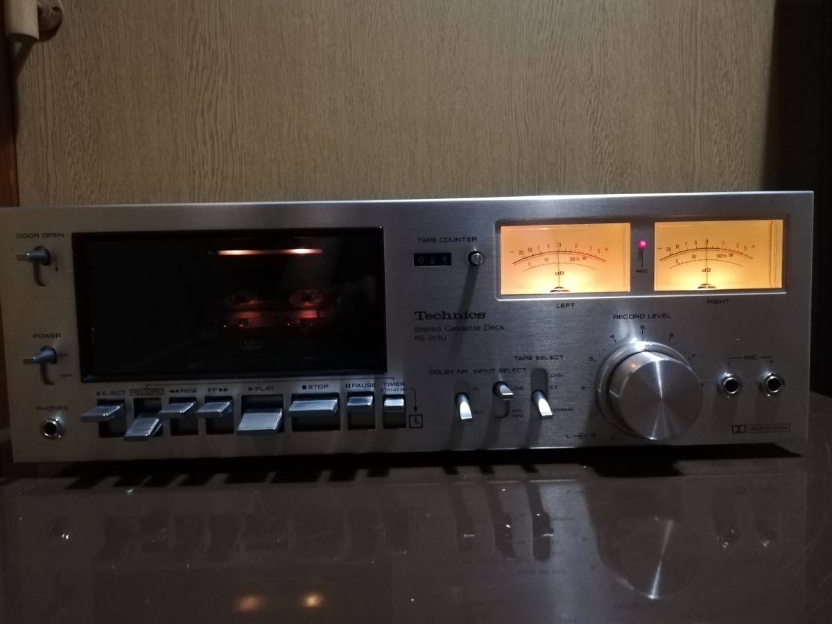 Technics RS-613U ステレオカセットデッキ テクニクス 通電のみ