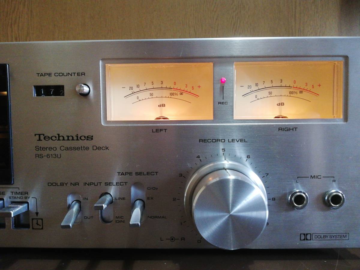 Technics RS-613U ステレオカセットデッキ テクニクス 通電のみ