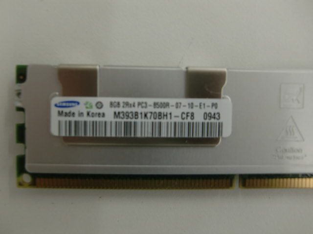 サーバー用メモリ PC3 8500R (2GB 1R×4 16枚)(4GB 2R×4 4枚)(8GB 2R×4