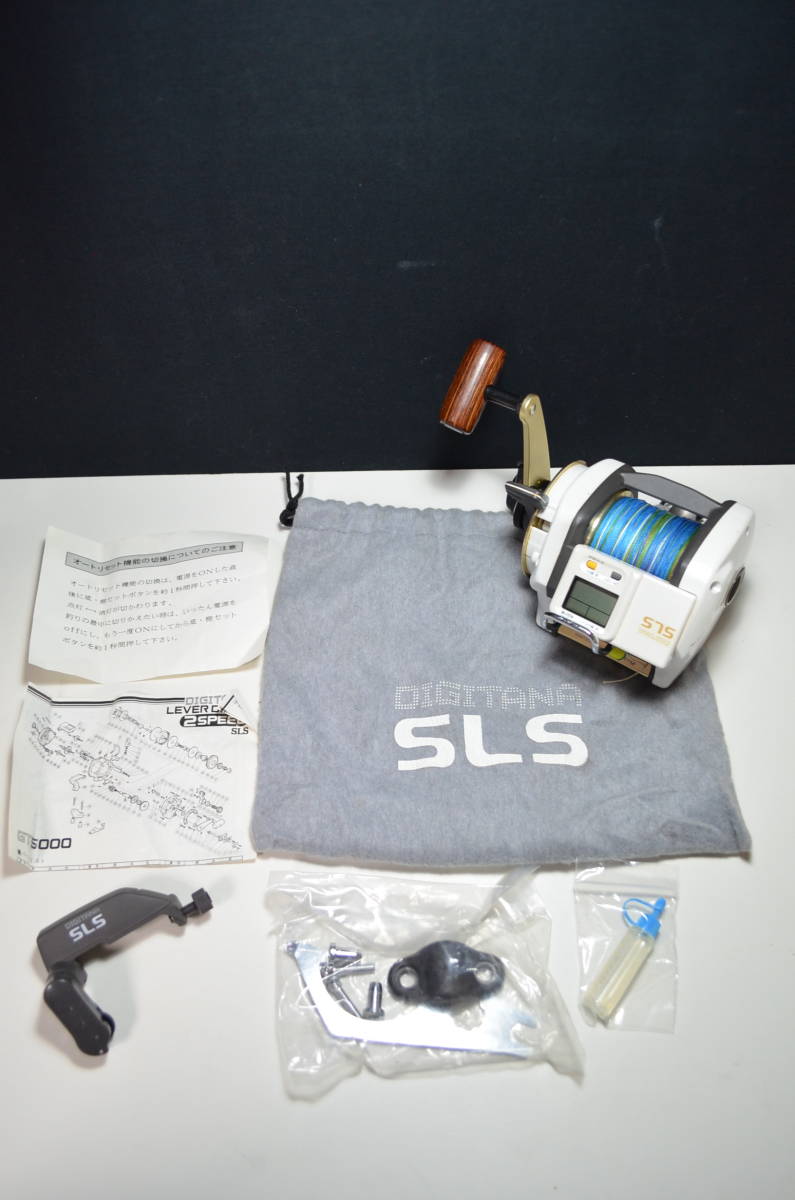 【全国無料，定番人気】 SHIMANO シマノ TITANOSU DIGITANA SLS GT5000 ２SPEED 船釣り用リール(シマノ)｜売買されたオークション情報、yahooの商品情報をアーカイブ公開 - オークファン 手動