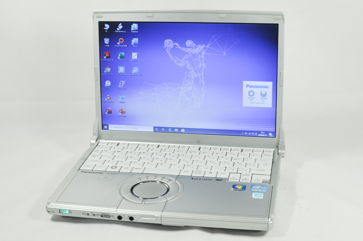 Let'sNote CF-N10 Win10 SSD120GB メモリ8GB Let's Panasonic note N10