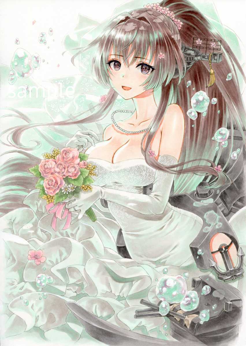 手描きイラスト 艦これ ウェディングドレス大和 サイズ水彩紙 手描きイラスト 売買されたオークション情報 Yahooの商品情報をアーカイブ公開 オークファン Aucfan Com