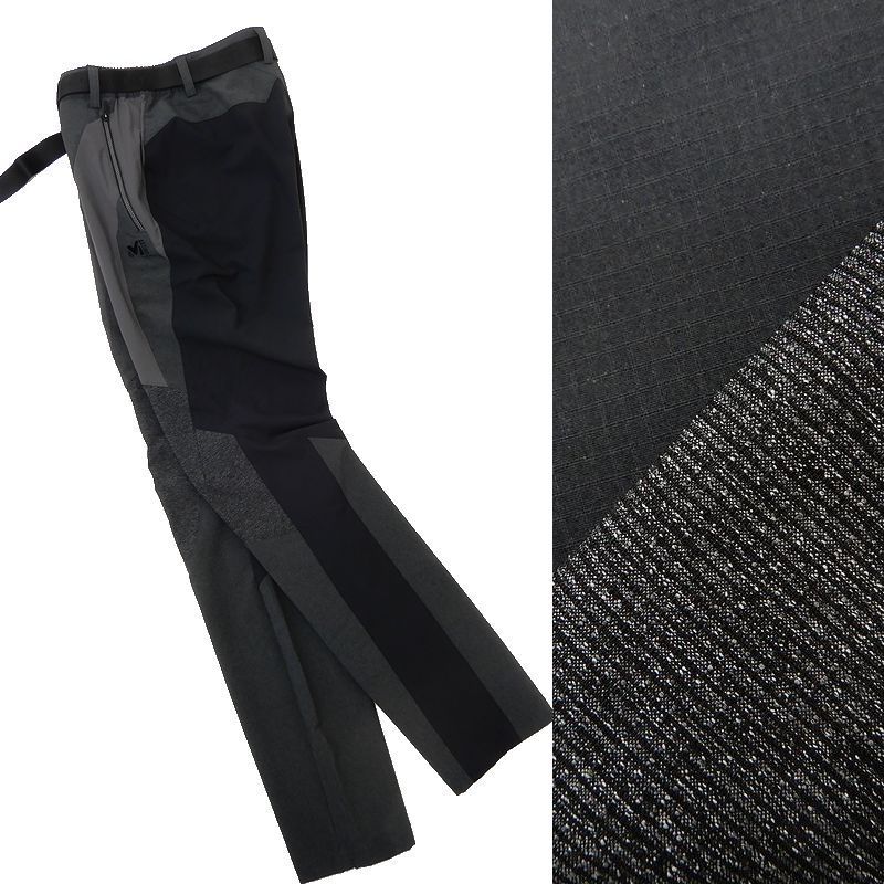 定番，SALE MILLET ミレー フランス発のアウトドアブランド SLIM FIT ベルト付き ストレッチ パンツ トレッキングパンツ 灰 88 023 bus1533b(男性用)｜売買されたオークション情報、yahooの商品情報をアーカイブ 男性用