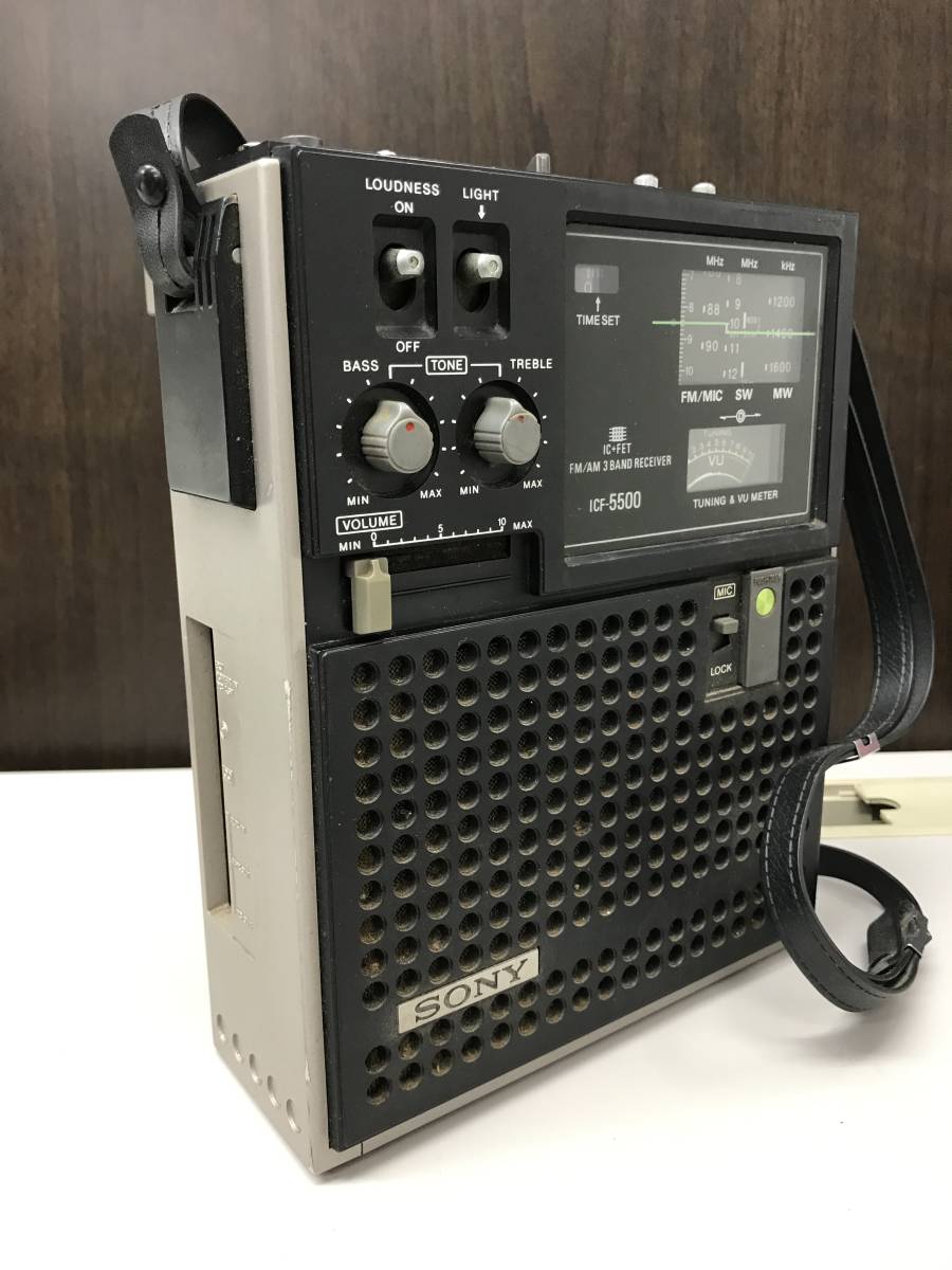 8L06033 1円~ SONY スカイセンサー ICF-5500 ソニー ラジオ 8L06033 1円~ SONY スカイセンサー ICF-5500 ソニー ラジオ