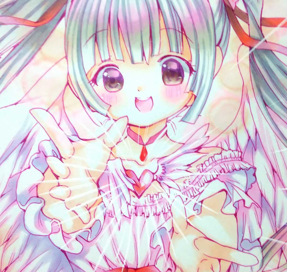 手描きイラスト オリジナル 女の子 天使 手描きイラスト 売買されたオークション情報 Yahooの商品情報をアーカイブ公開 オークファン Aucfan Com